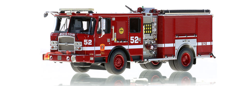 Boston Engine 52 is hand-crafted using over 400 parts.