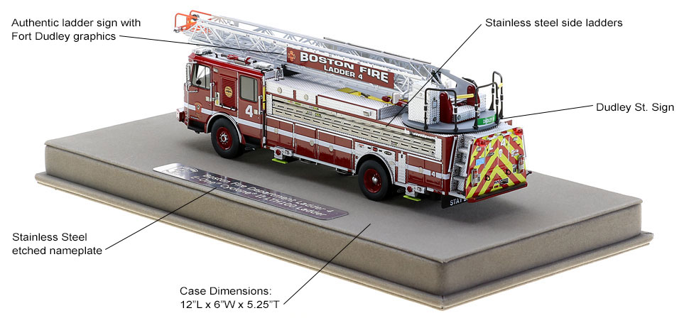 Authentic graphics and specs to Boston Ladder 4