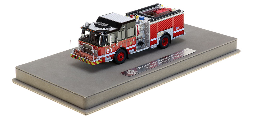 Engine 50 includes a fully custom display case.