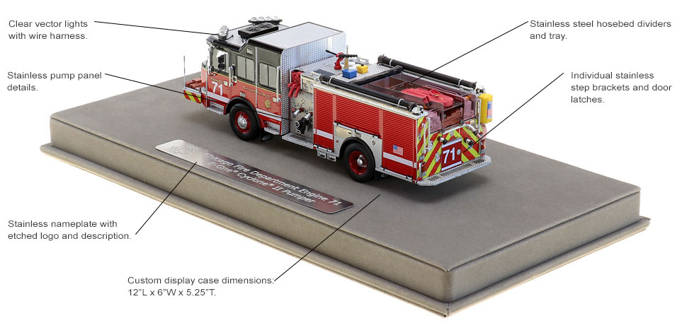 CFD Engine 71 replica features authentic details.