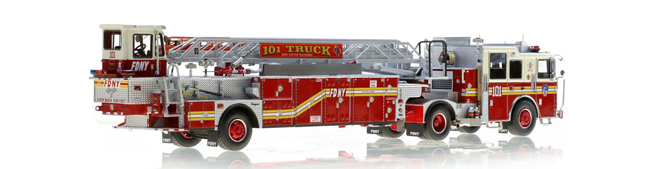Production of FDNY Ladder 101 is limited to 100 units.