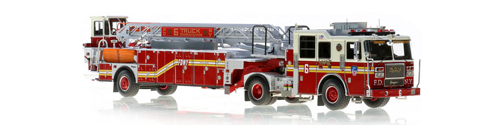 FDNY Ladder 6 features a 0.6mm stainless steel ladder