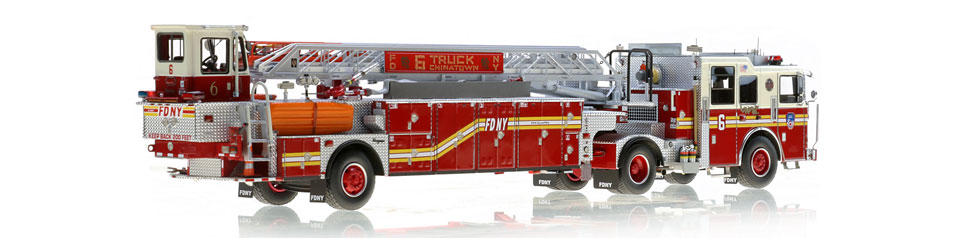 FDNY Ladder 6 is hand-crafted from over 920 parts