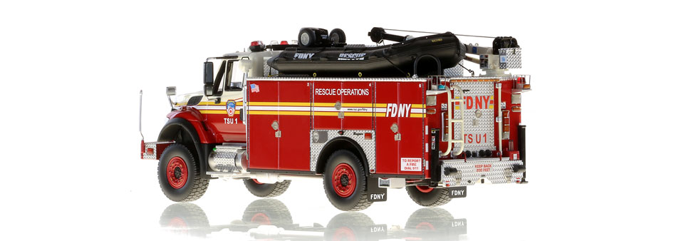 FDNY TSU 1 scale model is limited to 150 units