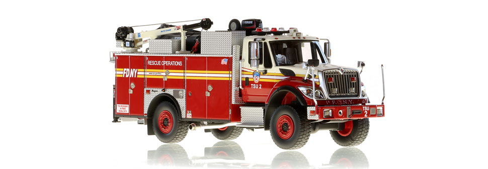 Authentic FDNY TSU 2 scale model