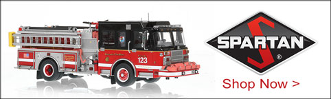 Shop museum grade Spartan scale model fire trucks Shop museum grade Spartan scale model fire trucks