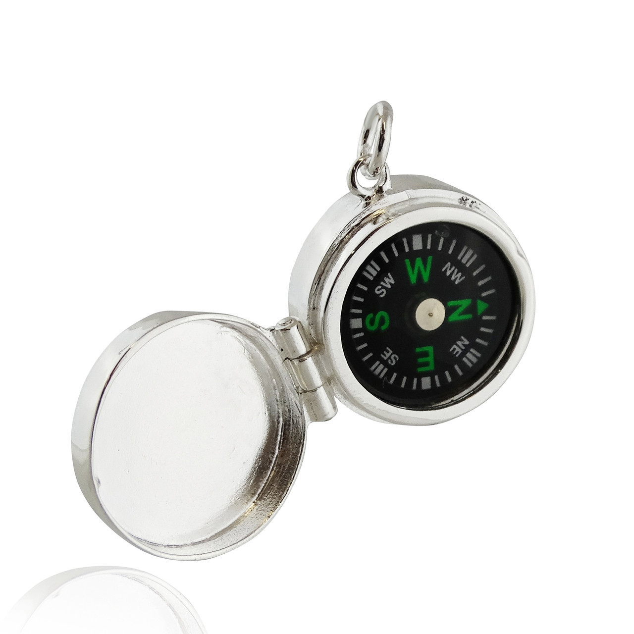 Working compass locket necklace Clearance