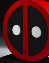 Deadpool Logo Bookend Set