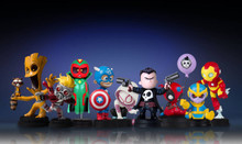 Groot And Rocket Animated Statue