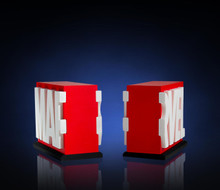 Marvel Logo Bookends
