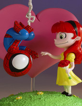 Spider-Man and Mary Jane Animated Statue