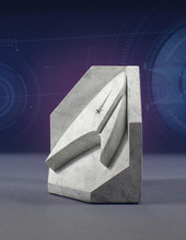 Star Trek (Starfleet) Faux Marble Bookend
