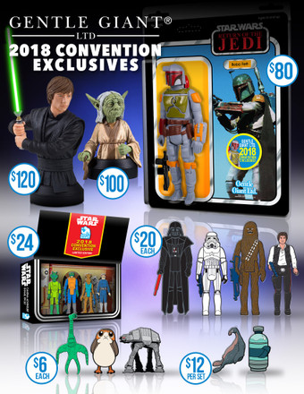 Limited Amounts of our SDCC 2018 Exclusives Avialable to Order
