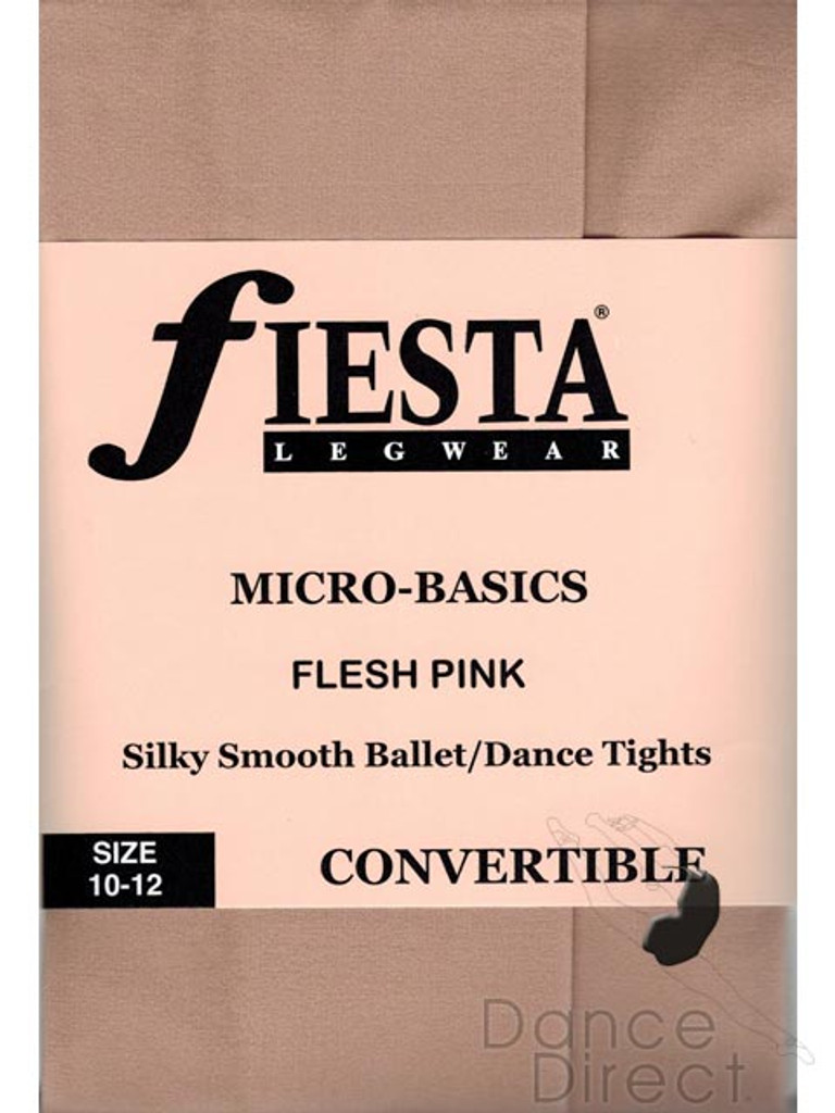 Fiesta Matte Micro Basic Convertible Dance Tights - Girls