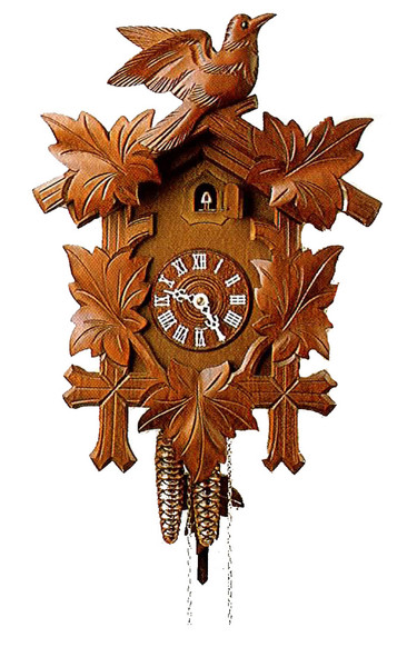 SCCBF1 Cuckoo Clock - German Black Forest - 1 Day - Traditional Mechanical