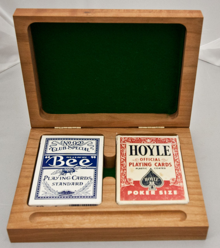 Personalized Two Deck Playing Card Holder