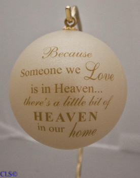 "Love & Heaven" Ball Ornament "Love & Heaven" Ball Ornament