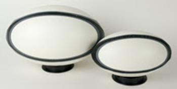 Full Size Rugby Balls with black edging Full Size Rugby Balls with black edging