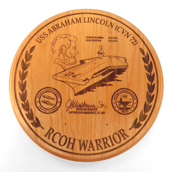Custom USS Abraham Lincoln Aircraft Carrier Plaque for US Navy. Custom USS Abraham Lincoln Aircraft Carrier Plaque for US Navy.