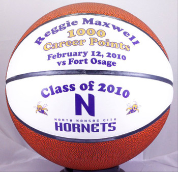 Personalized sports balls are a great gift idea for any sports nut. High school basketball is a time to remember. Customize a basketball with your name , graduation year and record career points! Personalized sports balls are a great gift idea for any sports nut. High school basketball is a time to remember. Customize a basketball with your name , graduation year and record career points!