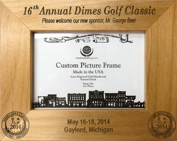 Commemorative Charity Golf tournament picture frame. Commemorative Charity Golf tournament picture frame.