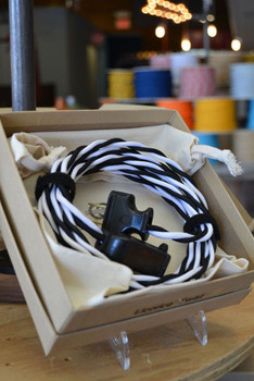 Black & White Rayon Twisted Wire - By the Foot - Small Qty - 18 Gauge Black & White Rayon Twisted Wire - By the Foot - Small Qty - 18 Gauge