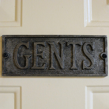 "Gents" Door Sign "Gents" Door Sign