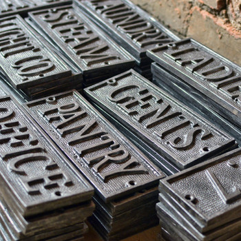 Cast Door Plaque Cast Door Plaque