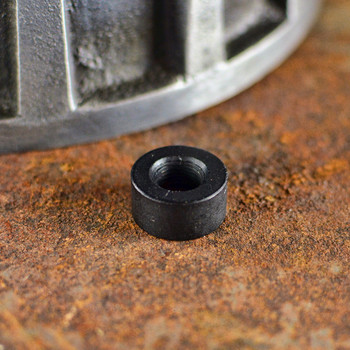 Black flat finial Black flat finial