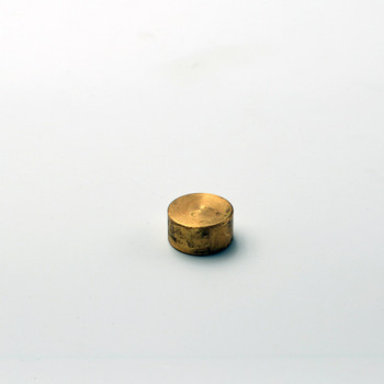 1/8 IPS Finial Cap - Unfinished Brass Finish 1/8 IPS Finial Cap - Unfinished Brass Finish