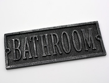 Bathroom Door Plaque Bathroom Door Plaque