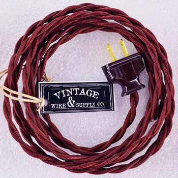 Burnt Copper Lamp Cord Burnt Copper Lamp Cord
