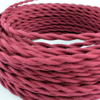 Wine Colored Cotton Wire Wine Colored Cotton Wire
