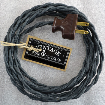 Charcoal Gray Lamp Cord Charcoal Gray Lamp Cord