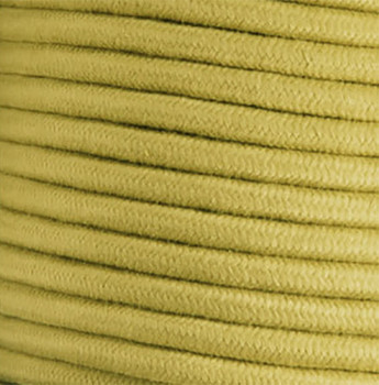 Mustard Cotton Round Wire - By the Foot - Pulley Cord - 18 Gauge Mustard Cotton Round Wire - By the Foot - Pulley Cord - 18 Gauge