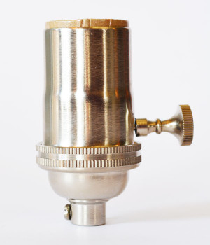 Light Socket Satin Nickel Light Socket Satin Nickel