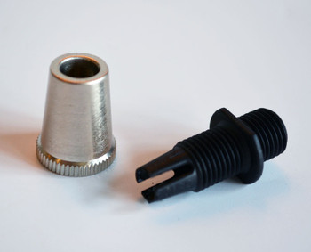 Satin Nickel Strain Relief Cord Grip Satin Nickel Strain Relief Cord Grip