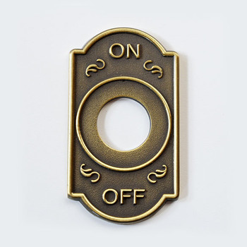 Switch Cover - Antique Brass Switch Cover - Antique Brass