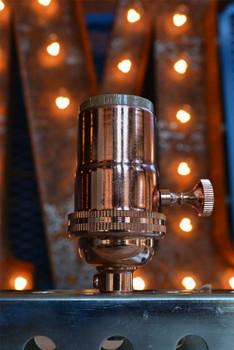 Light Socket - Polished Copper Light Socket - Polished Copper