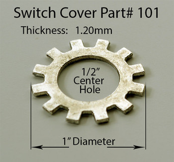 Switch Cover - 101 - Antique Nickel Switch Cover - 101 - Antique Nickel