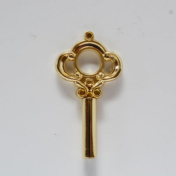 Polished Brass Key Socket Polished Brass Key Socket