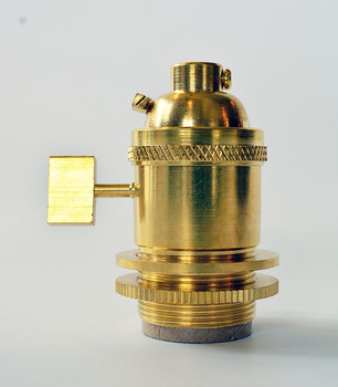 Unfinished Brass UNO Socket Unfinished Brass UNO Socket