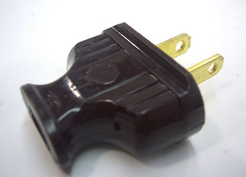 Antique Replica Plug - Brown - Yellow Insert Antique Replica Plug - Brown - Yellow Insert