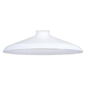 Metal Pendant Shade 10" - Industrial Style - White Metal Pendant Shade 10" - Industrial Style - White