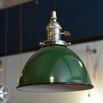 Green Industrial Metal Shade Green Industrial Metal Shade