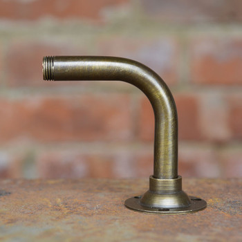 Pipe Flange - 1-1/4" - Antique Brass Pipe Flange - 1-1/4" - Antique Brass