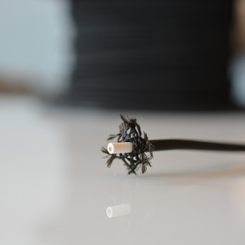 Black fabric wire Black fabric wire