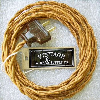 Golden Bronze Lamp Cord Golden Bronze Lamp Cord