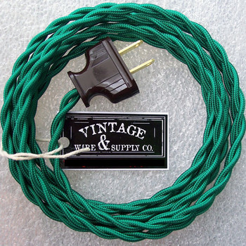 Green Cloth Covered Rewire Kit Green Cloth Covered Rewire Kit