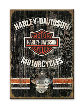 Harley Sign with Bottle Opener Harley Sign with Bottle Opener